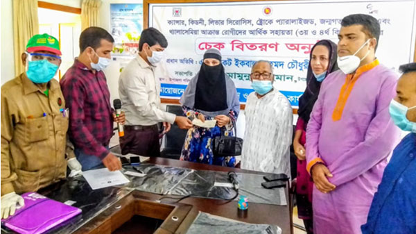 গোলাপগঞ্জে ৩৬রোগীকে ১৮লক্ষ টাকা আর্থিক সহায়তা প্রদান