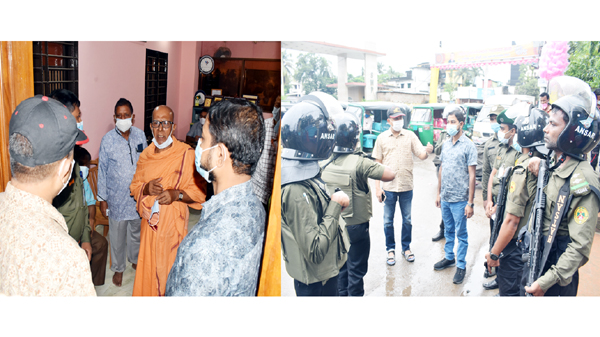 সিলেটে ১১৬টি পূজা কেন্দ্রে নিরাপত্তা দিচ্ছে আনসার বাহিনী