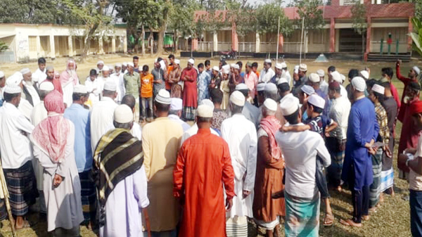 বোগলাবাজার ইউপি নির্বাচনে চেয়ারম্যান প্রার্থী মো. মাসুক রানার মতবিনিময়