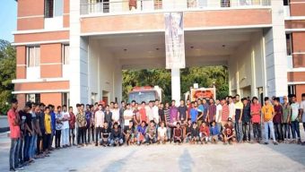 রাজনগরে মহান একুশে ফেব্রুয়ারি উপলক্ষে ছাত্রলীগের প্রভাতফেরি ও শ্রদ্ধা নিবেদন