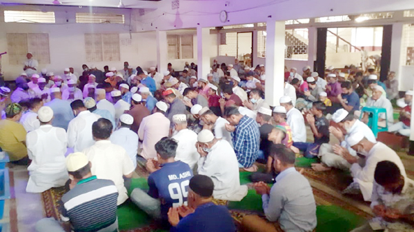 খন্দকার মুক্তাদির দম্পতির সুস্থতা কামনায় ৭, ৮ ও ৯নং ওয়ার্ড বিএনপির দোয়া মাহফিল