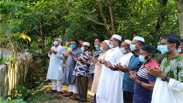 ফেঞ্চুগঞ্জে জননেতা শেখ তজমুল আলীর কবর জিয়ারতের মধ্য দিয়ে হাবিবের প্রচারণা শুরু