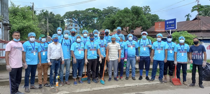 সিলেটে স্টুডেন্ট ইউনিটি’র পরিষ্কার অভিযান