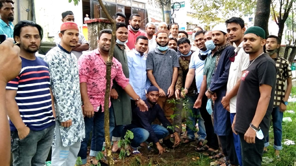 শহীদ জিয়ার শাহাদাৎ বার্ষিকী উপলক্ষে বিশ্ব পরিবেশ দিবসে সিলেট ছাত্রদলের জিয়া ট্রি রোপণ