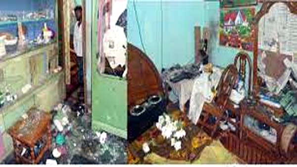 ছাত্রদল নেতা নাজমুল হোসেনের বাড়িতে হামলা ও ভাংচুর