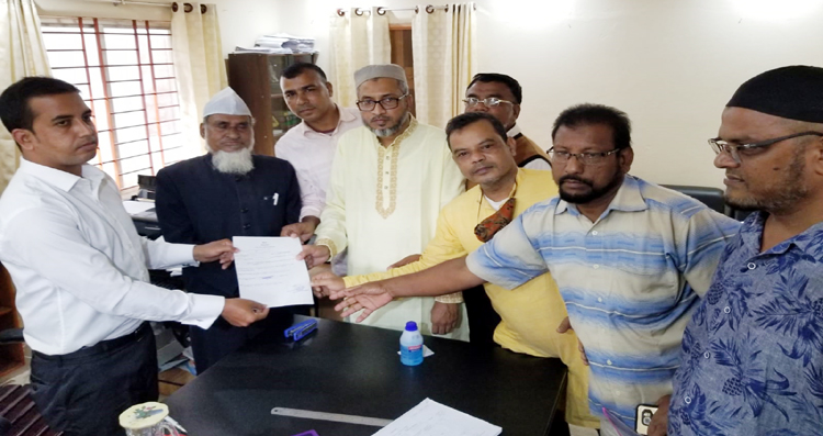 ভাদেশ্বর ইউনিয়নে চেয়ারম্যান পদে মনোনয়নপত্র দাখিল করলেন সৈয়দ রেজাউল করিম আলো
