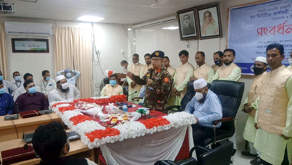ওসমানী হাসপাতালে ৪র্থ শ্রেণী সরকারি কর্মচারী সমিতির অভিষেক ও শপথ গ্রহণ