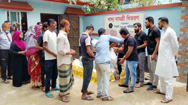 স্বাধীনতা দিবসে ২০০৬-০৮ ব্যাচের খাদ্য সামগ্রী বিতরণ