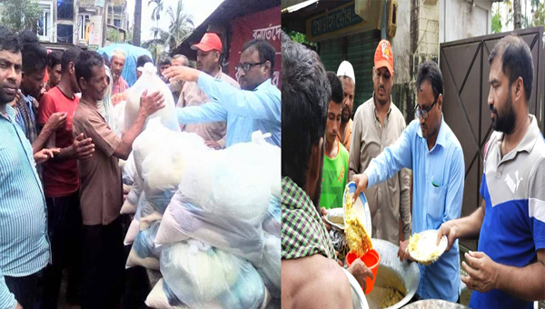 বানভাসী মানুষদের মধ্যে সরকারি পর্যাপ্ত ত্রান নেই: বাসদ