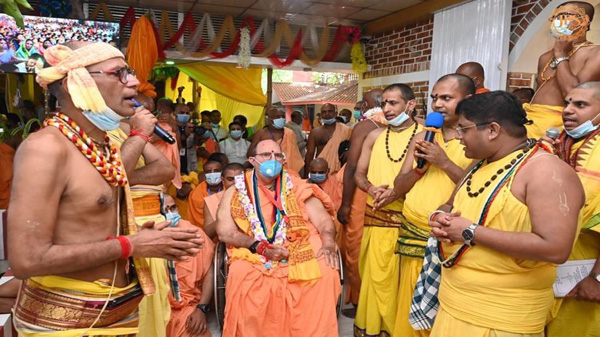 ভক্তদের ভক্তিতে শেষ হলো সিলেট ইসকন মন্দিরে ৫ দিনের উৎসব