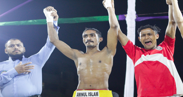 Aminul Islam, a student of MC College, made an incredible record in boxing