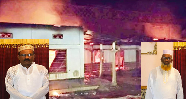 গোলাপগঞ্জে ইউনিয়ন আ’লীগ সভাপতির বাড়ি পুড়িয়ে দিয়েছে জনতা