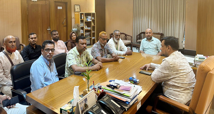 সড়ক দুর্ঘটনা রোধে সিসিকের প্রধান নির্বাহীর সাথে নিসচা সিলেট মহানগরের মতবিনিময়