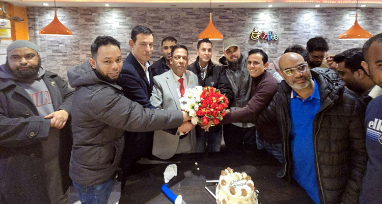 যুক্তরাজ্য বিএনপি’র সহ-সভাপতি ও লন্ডন মহানগরের সম্পাদক আবেদ রাজা’র স্বদেশ প্রত্যাবর্তনে সংবর্ধনা