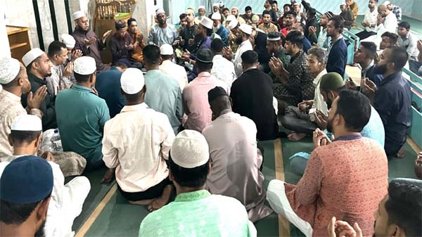 সিলেট মহানগর স্বেচ্ছাসেবক দলের উদ্যোগে মিলাদ ও দোয়া মাহফিল অনুষ্ঠিত