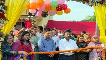 সিলেট শাহী ঈদগাহ মাঠে বৈশাখী, ক্ষুদ্র ও কুটির শিল্প মেলার উদ্বোধন