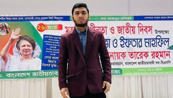 ছাত্রদল নেতা নাজিম আহমদের বাসায় পুলিশের তল্লাশী ও অভিযান