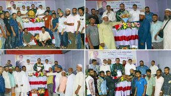 ব্যবসায়ী সমিতির সভাপতি নির্বাচিত হওয়ায় এলাকাবাসীর ভালোবাসায় সিক্ত সাবেক কাউন্সিলর মুনিম