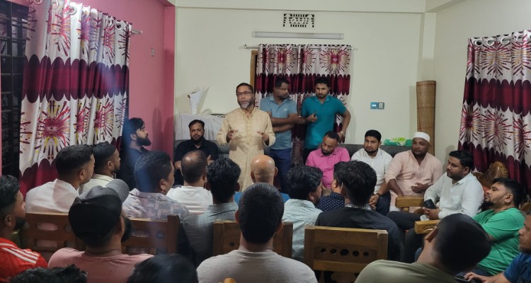 ৭ জুলাই মির্জা ফখরুল ইসলাম আলমগীর সহ স্হায়ী কমিটির সদস্যবৃন্দের আগমন উপলক্ষে দক্ষিণ সুরমা উপজেলা স্বেচ্ছাসেবক দলের প্রস্তুতি সভা অনুষ্ঠিত