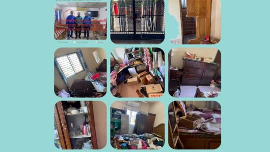 বাগবাড়িতে আ’লীগ নেতার নেতৃত্বে বিএনপি নেতার বাসা ভাংচুর-লুটপাট