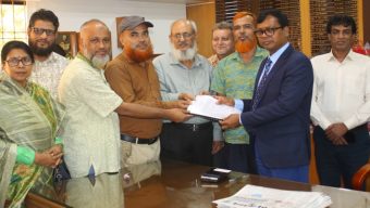 ৫ দফা দাবিতে বাংলাদেশ সরকারী মাধ্যমিক শিক্ষক সমিতির স্মারকলিপি প্রদান