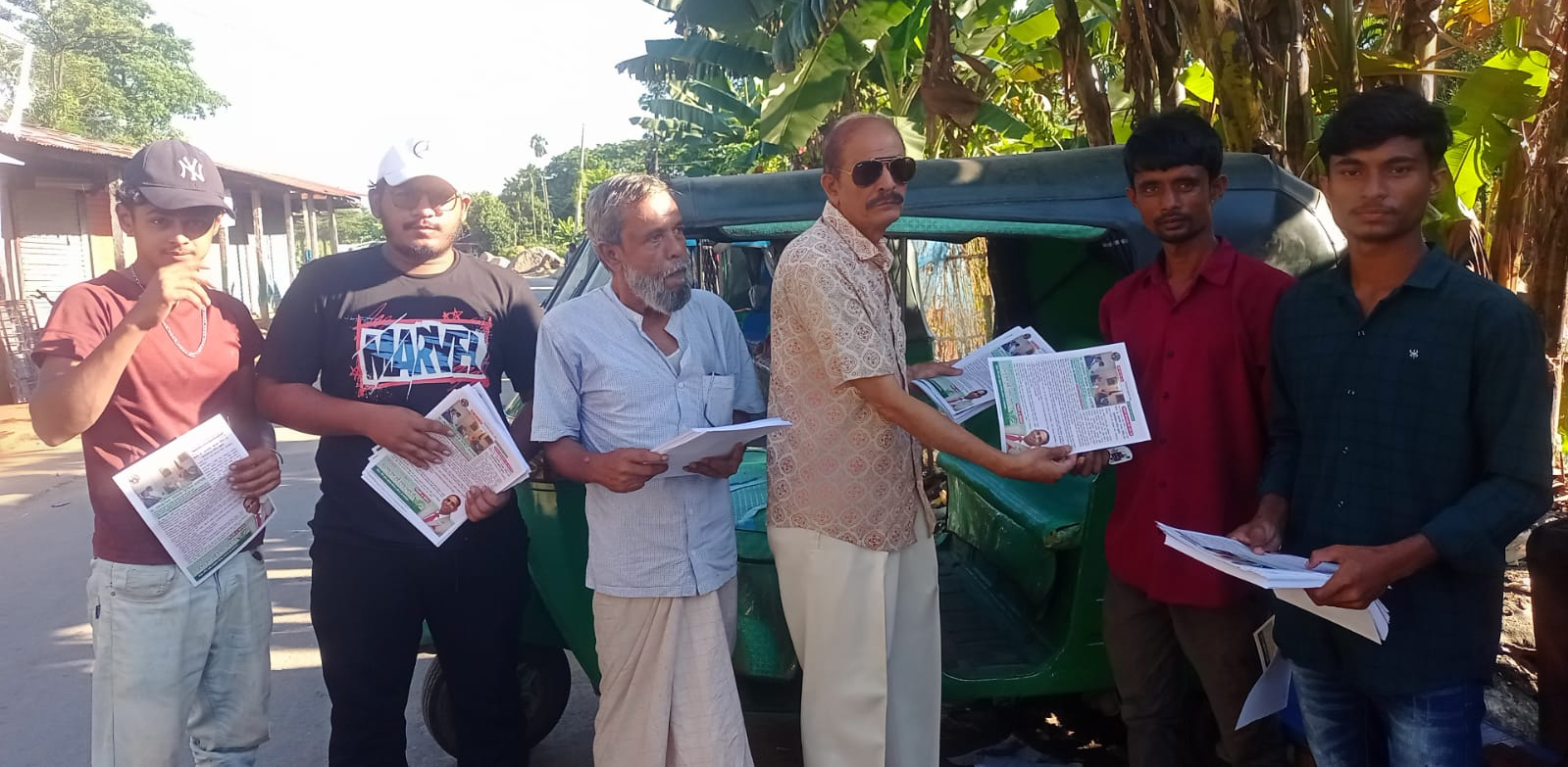 ফেঞ্চুগঞ্জ ও বালাগঞ্জে ড. ফয়েজ উদ্দিন এমবিই’র পক্ষে গণসংযোগ