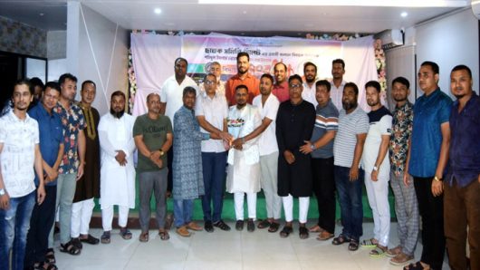 ছাতক সমিতি সিলেট এর প্রবাসী কল্যাণ সম্পাদক শহিদুল ইসলাম নোমান সংবর্ধিত