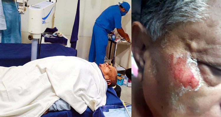 ছাত্রলীগ নেতা মোঃ রাসেল আহমদ এর বাড়িতে হামলা, ভাংচুর