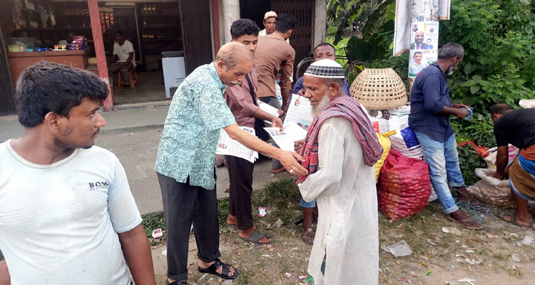 দক্ষিণ সুরমার বিভিন্ন স্থানে ড. ফয়েজ উদ্দিন এমবিই’র সমর্থনে গণসংযোগ