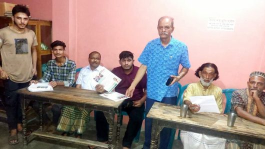 ফেঞ্চুগঞ্জের ড. ফয়েজ উদ্দিন এমবিই’র সমর্থনে গণসংযোগ ও পথসভা