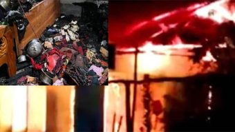 সিলেটে দুর্বৃত্তের আগুনে ছাই বসতঘর, অল্পের জন্য রক্ষা পেলেন পিতা-পুত্র