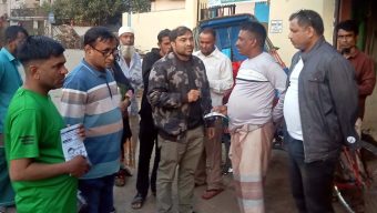 সিলেট-১ আসনে বাসদ মনোনীত প্রার্থী প্রণব জ্যোতি পাল এর কুশল বিনিময় অব্যাহত