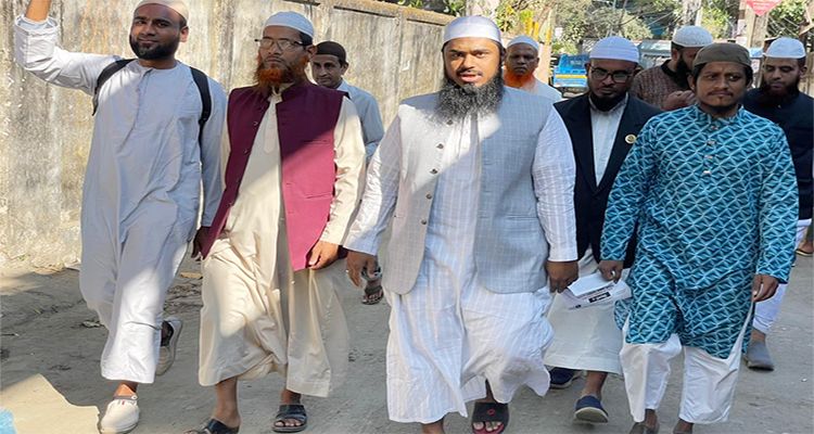 সিলেটে হাতপাখা প্রতীকে মাহমুদুল হাসানের গণসংযোগ জোরদার