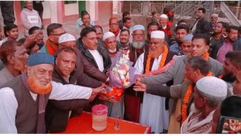 শান্তিগঞ্জের জয়কলস ইউনিয়ন আ.লীগের সভাপতিসহ বিএনপিতে যোগ দিলেন ৩ শতাধিক নেতাকর্মী 