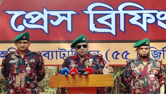 নির্বাচন ঘিরে হবিগঞ্জে কঠোর নিরাপত্তায় মাঠে বিজিবি