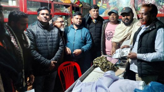 দক্ষিণ সুরমা স্বেচ্ছাসেবক দলের উদ্যোগে এম এ মালিকের নির্বাচনী প্রচারনা