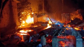 লন্ডন প্রবাসী তোফায়েল আহমদ এর বাড়িতে হামলা, লুটপাট ও অগ্নিসংযোগ