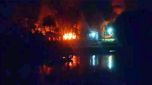 দক্ষিণ সুরমায় আওয়ামী লীগ নেতা আবুল লেইছের বাড়িতে হামলা, ভাংচুর ও অগ্নিসংযোগ