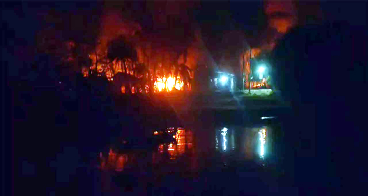 দক্ষিণ সুরমায় আওয়ামী লীগ নেতা আবুল লেইছের বাড়িতে হামলা, ভাংচুর ও অগ্নিসংযোগ