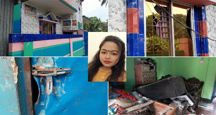 ময়মনসিংহের হালুয়াঘাটে ছাত্রলীগ নেত্রীর বাড়িতে হামলার অভিযোগ
