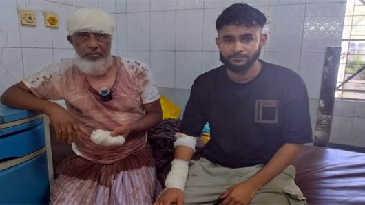 জগন্নাথপুরে জমি নিয়ে বিরোধে হামলা, বাবা-ছেলে আহত